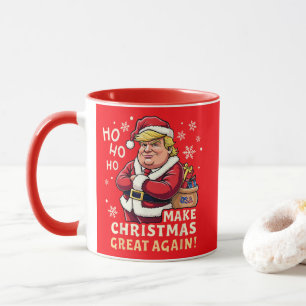 Mug Rendre Noël super Trump Santa Claus Red