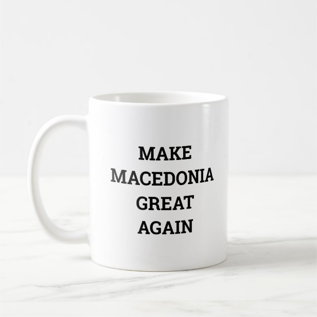 Mug Rendre sa grandeur à la Macédoine (Gauche)