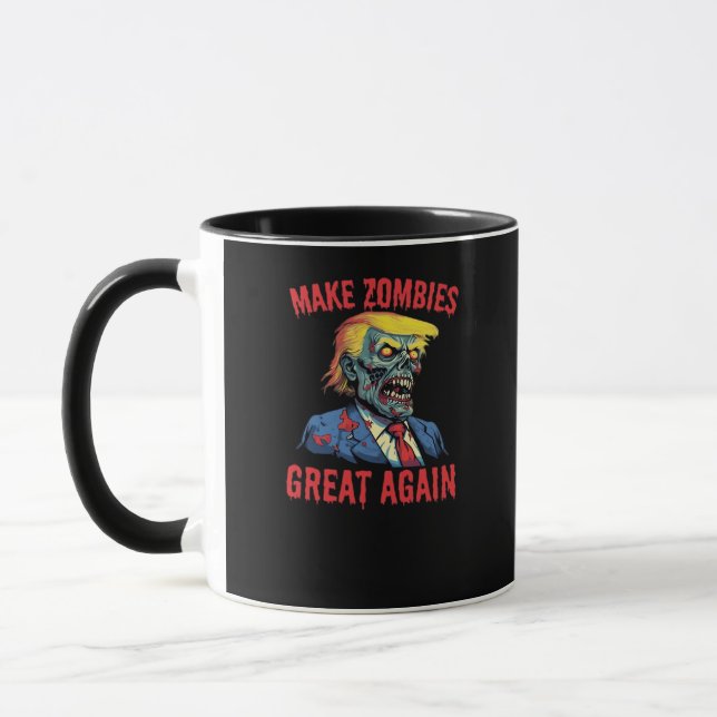 Mug Rendre sa grandeur aux zombies - Halloween Zombie  (Gauche)