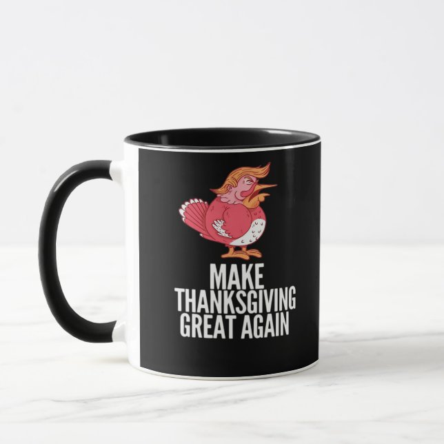 Mug Rendre Thanksgiving grand à nouveau Trumpkin - Pum (Gauche)