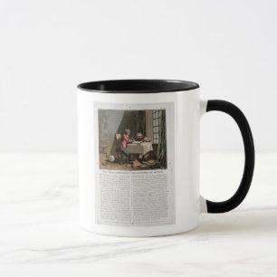 Mug Rene Descartes (1596-1650) écrivant son syste du