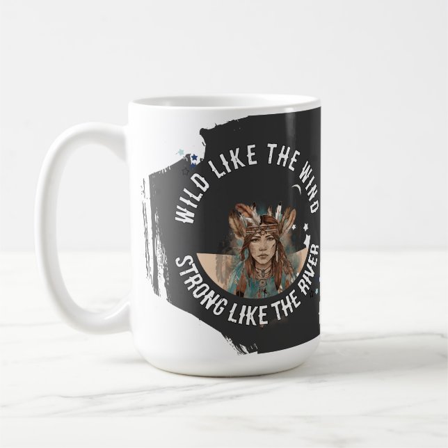 Mug Renforcement de la double affiliation Filles et fe (Gauche)