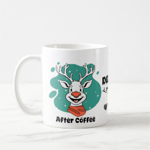 Mug Renne de l'âme délicate avant et après