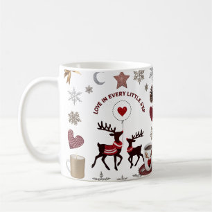 Mug Renne de Luxe Maman & Bébé "Amour à Chaque Petit
