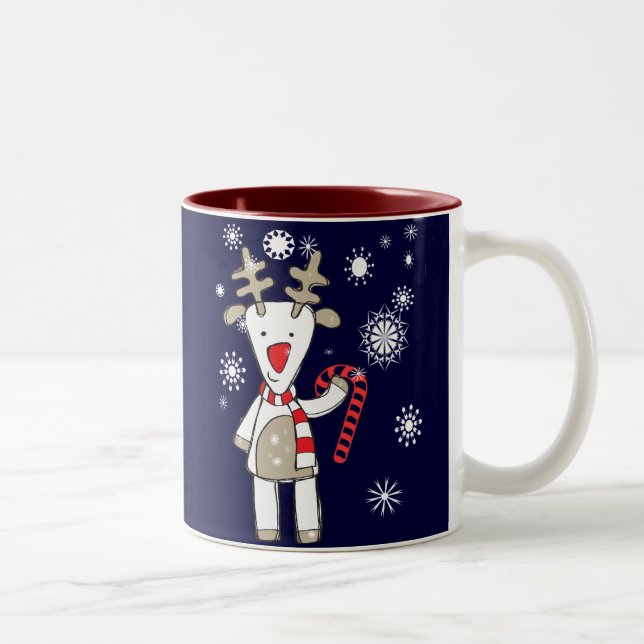 Mug Renne de Noël (Droit)