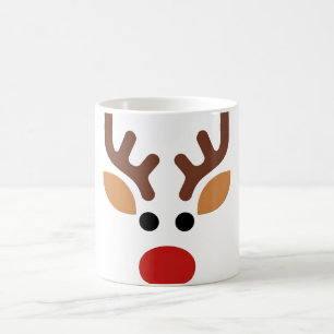 Mug Renne de Rudolph minimaliste