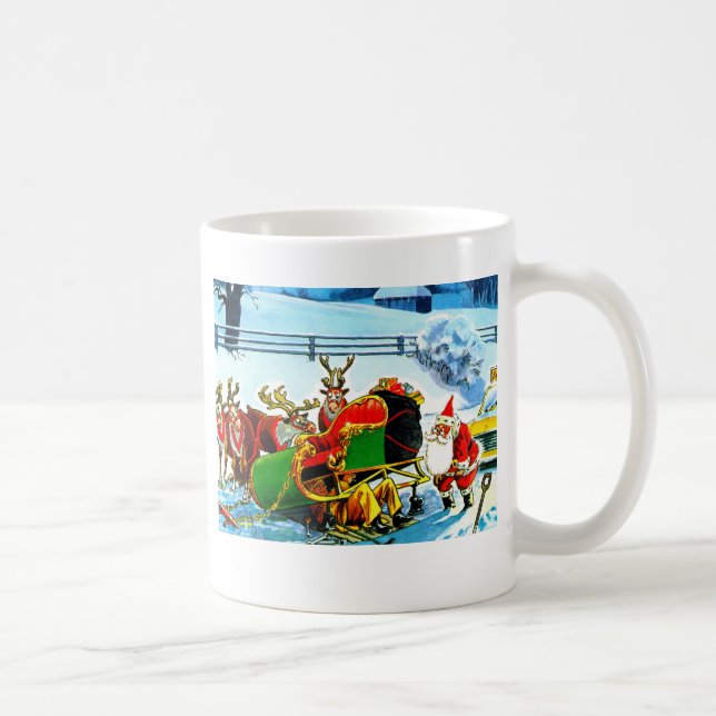 Mug Rennes de Noël (Droite)