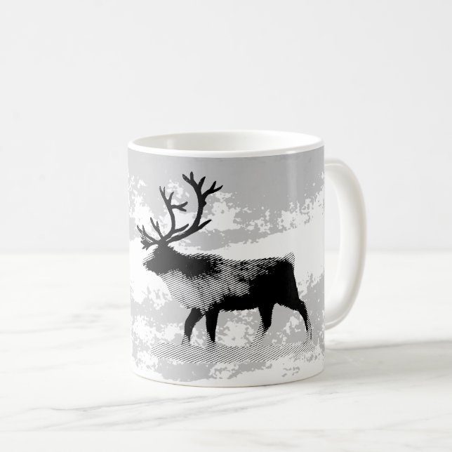 Mug Rennes en hiver (Devant droit)