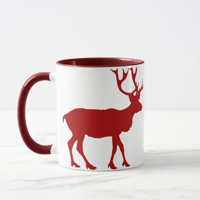 Mug Rennes rouges et blanches (Gauche)