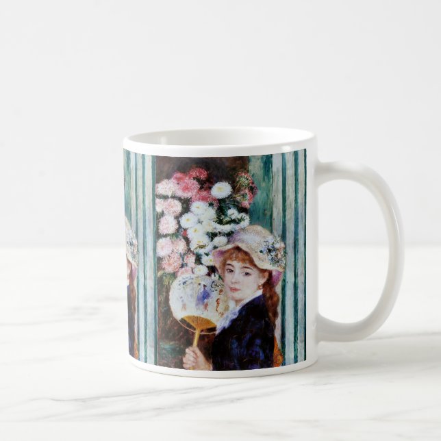Mug Renoir , 団扇を持つ少女 (Droite)