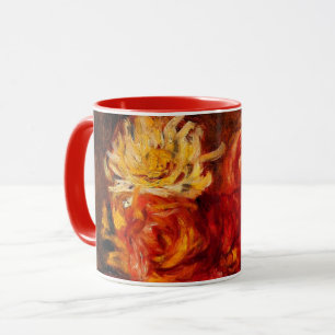 Mug Renoir - Dahlias, peinture d'art,