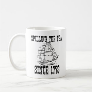 Mug Répandre le thé depuis 1773 Professeur d'histoire