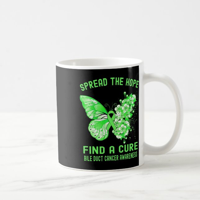 Mug Répandre L'Espoir Trouver Un Cure Bile Duct Cancer (Droite)