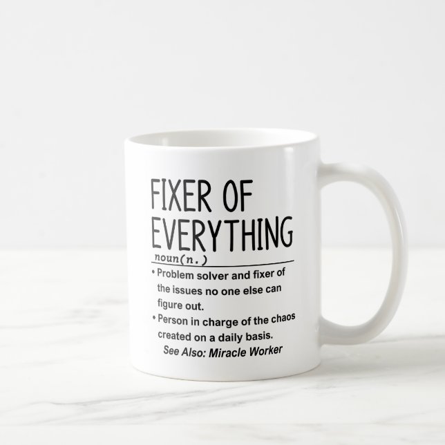 Mug Réparateur de tout (Droite)