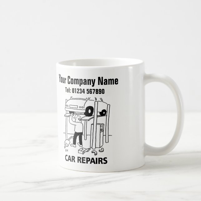 Mug Réparations mécaniques des wagons de garage (Droite)