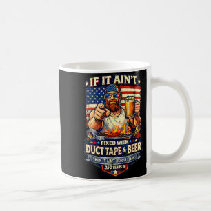 Mug Réparé avec du ruban adhésif et de la bière - 250