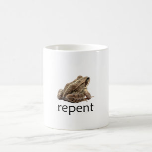 Mug Repens-toi grenouille, mème drôle