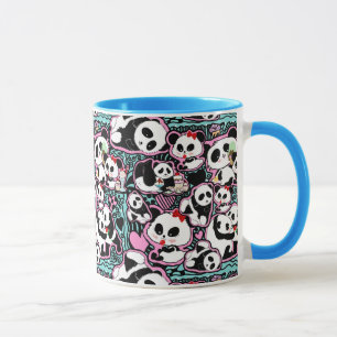 Mug Repère Le Panda ! Panda Doodles