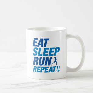 Mug Répéter la course de sommeil