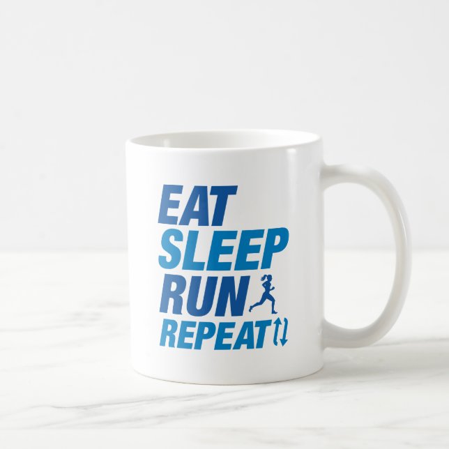 Mug Répéter la course de sommeil (Droite)