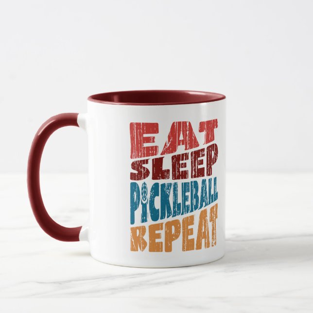 Mug Répéter la répétition du ballon de basketball du s (Gauche)