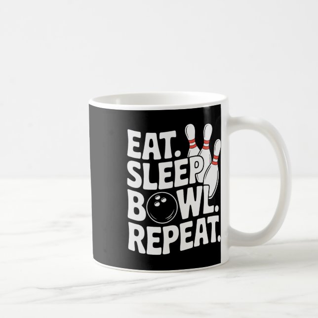 Mug Répéter la répétition du bol du sommeil 1 (Droite)