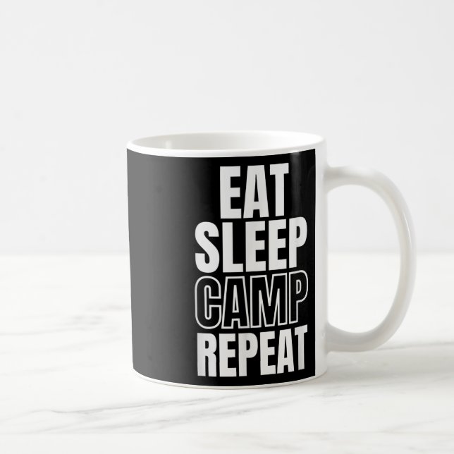 Mug Répéter le camp de sommeil (Droite)