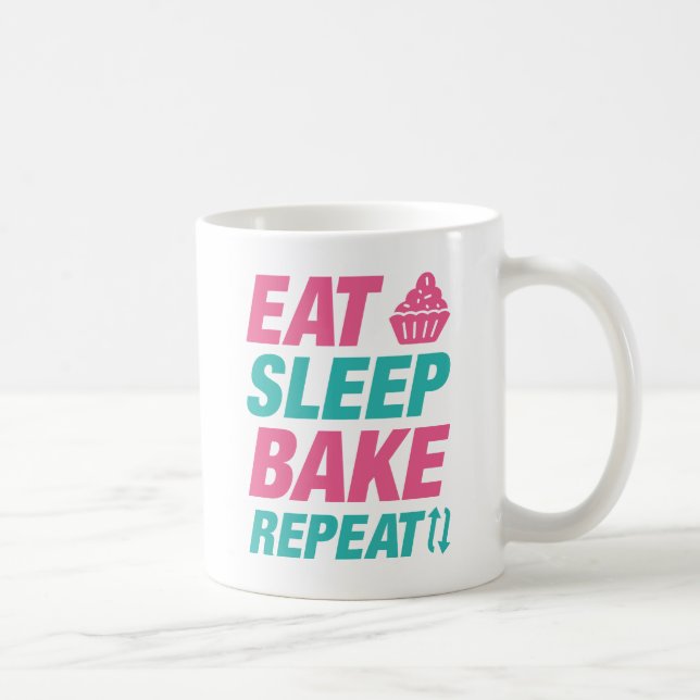Mug Répéter le gâteau du sommeil (Droite)