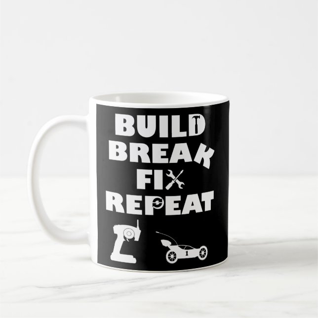 Mug Répéter une panne de build Répéter la voiture Rc (Gauche)
