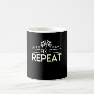 Mug Répétition de difficulté de coupure de course