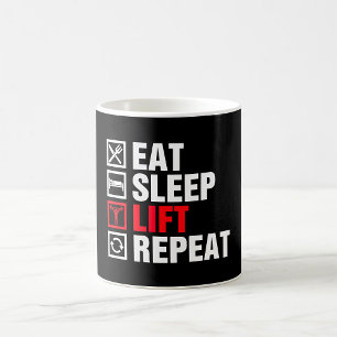 Mug Répétition de l'ascenseur du sommeil