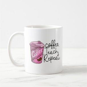 Mug Répétition de l'enseignement du café   Citation am