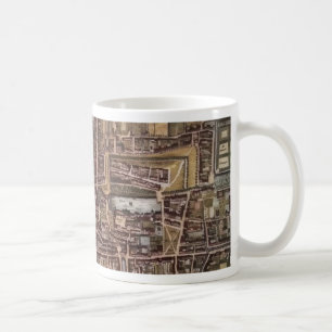 Mug Réplique carte de la ville de La Haye 1649