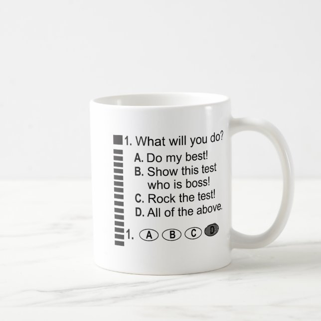 Mug Répondre Sheet Rock Le test de l'école d'examen en (Droite)