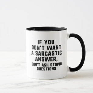 Mug Réponse sarcastique