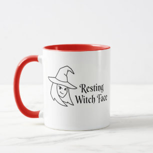 Mug Repose de la bouche Halloween sorcière drôle