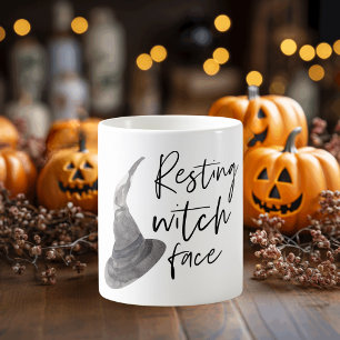 Mug Repose du visage de la sorcière   Bonne Halloween 