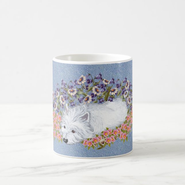 Mug Repose florale Westie (Centre)