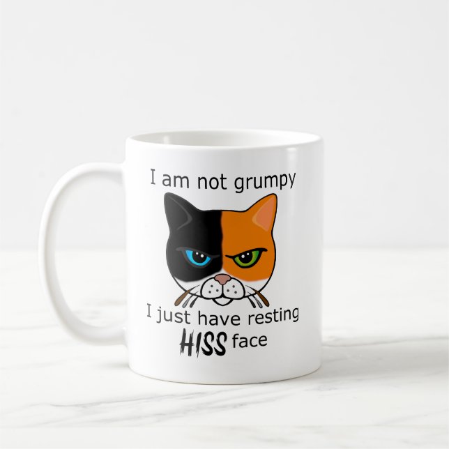 Mug Repose Son Visage Calico Chat - Avantages PACR (Gauche)