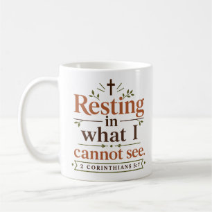 Mug Reposer dans ce que je ne vois pas Art Chrétien Mo