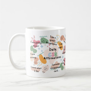 Mug Représentant du service client Affirmations quotid