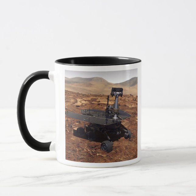 Mug Représentation artistique de Mars Rover 2 (Gauche)