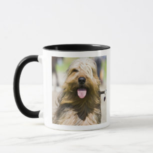 Mug représentation de la langue, longs cheveux,
