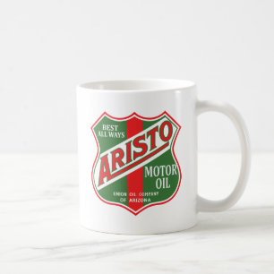 Mug reproduction d'enseigne vintage d'huile moteur Ari