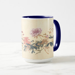 Mug Reproduction d'une peinture antique chinoise de fl