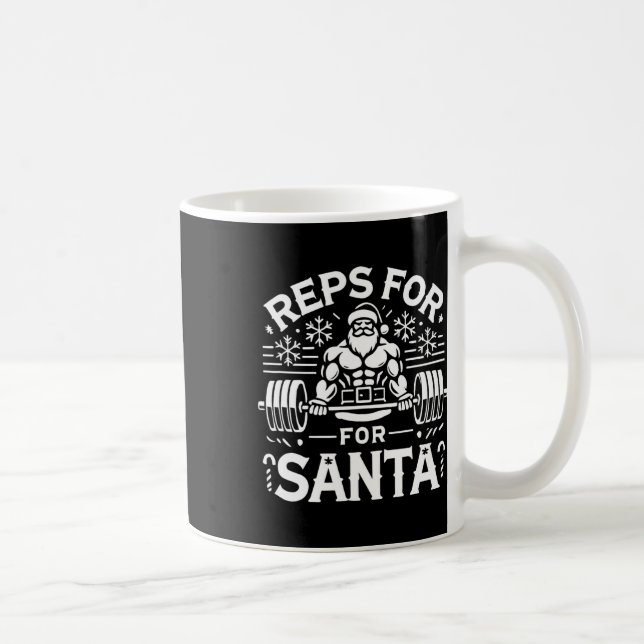 Mug Reps For Santa – Funny Christmas Fitness Bodybuild (Droite)