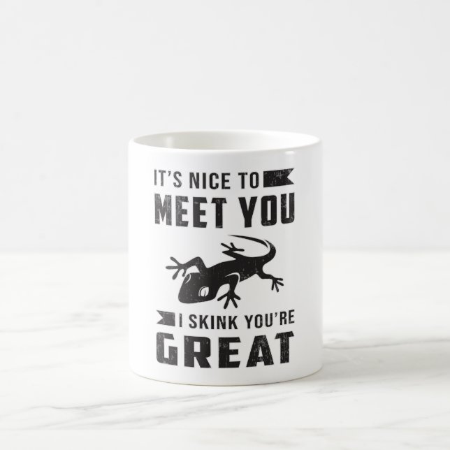 Mug Reptile Gecko Lizard Reptiles Lover Drôle cadeau (Centre)