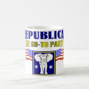 Mug Républicain, le parti qui joue aux cartes