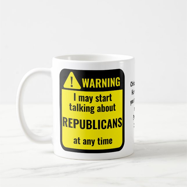 Mug Républicains drôles personnalisés (Gauche)