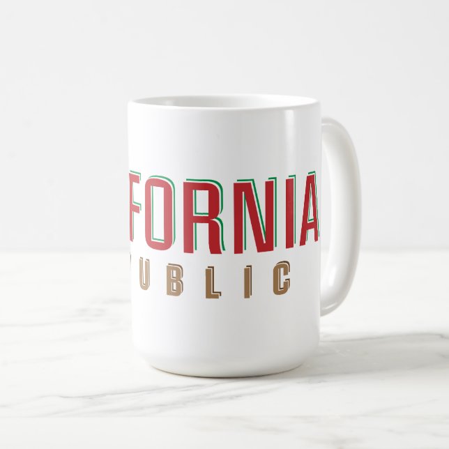 Mug République de Californie (Devant droit)